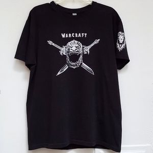Warcraft Black Graphic Tee Size L